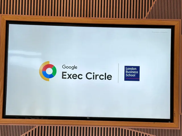 Damien Pearl, Google Exec Circle, London Business School, October 2023